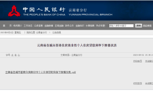 昭通首套房商业贷款利率下限公布（昭通购房首付比例）